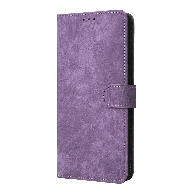 For Blackview Shark 6  /  Oscal Tiger 8 Case Wallet RFID Blocking PU Leather Phone Cover Stand with Strap - Purple