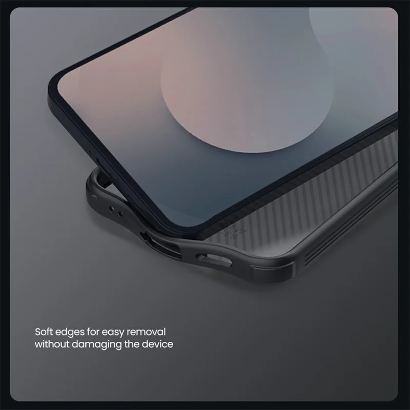 NILLKIN Camshield Pro Series For Samsung Galaxy S25 FE Case TPU + PC Clear Black Phone Cover with Camera Slider