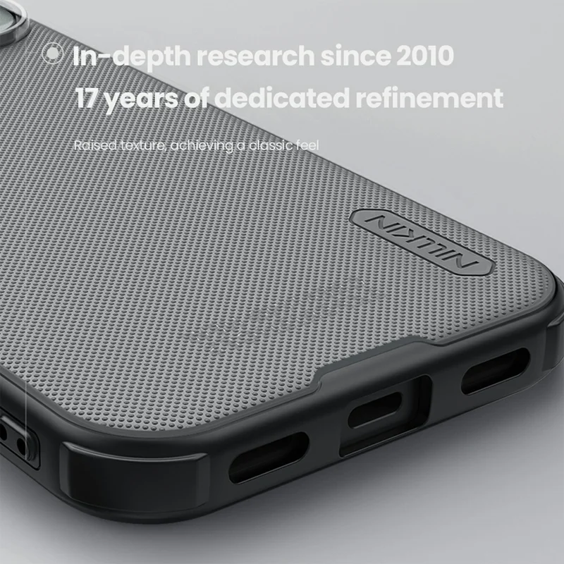 NILLKIN Super Frosted Shield Pro For Google Pixel 10 Pro XL Case Matte PC TPU Clear Black Phone Back Cover