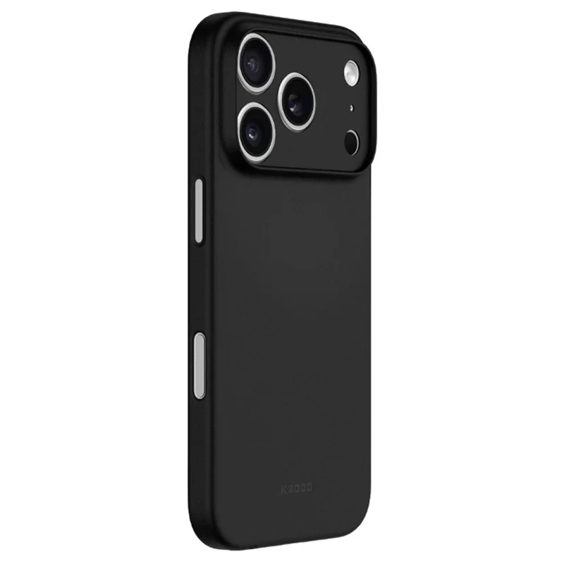 KZDOO Air Skin Series for iPhone 17 Pro Max Case Frosted Back Ultra Thin PP Phone Cover - Black