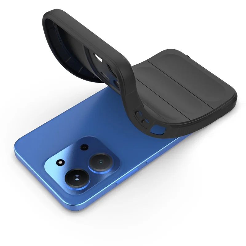 Miękka obudowa TPU do Xiaomi Redmi 15C 5G (UE) (173 mm) / 4G (UE) (173 mm) / Poco C85 4G (173 mm), odporna na upadki, solidna tylna pokrywa do telefonu - Czarny