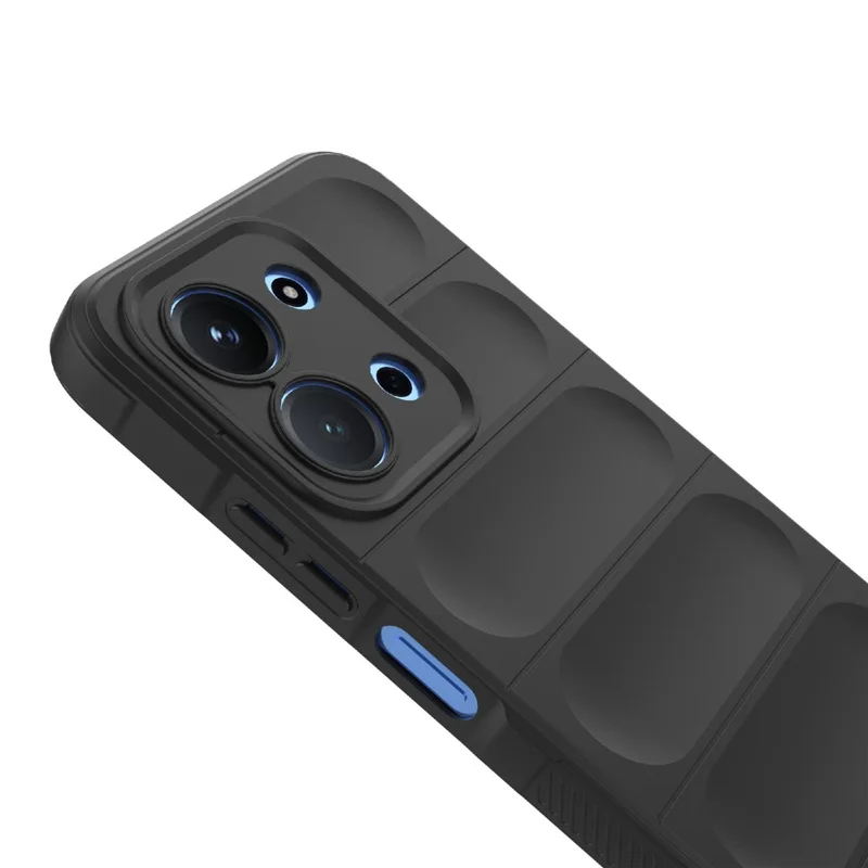 Miękka obudowa TPU do Xiaomi Redmi 15C 5G (UE) (173 mm) / 4G (UE) (173 mm) / Poco C85 4G (173 mm), odporna na upadki, solidna tylna pokrywa do telefonu - Czarny