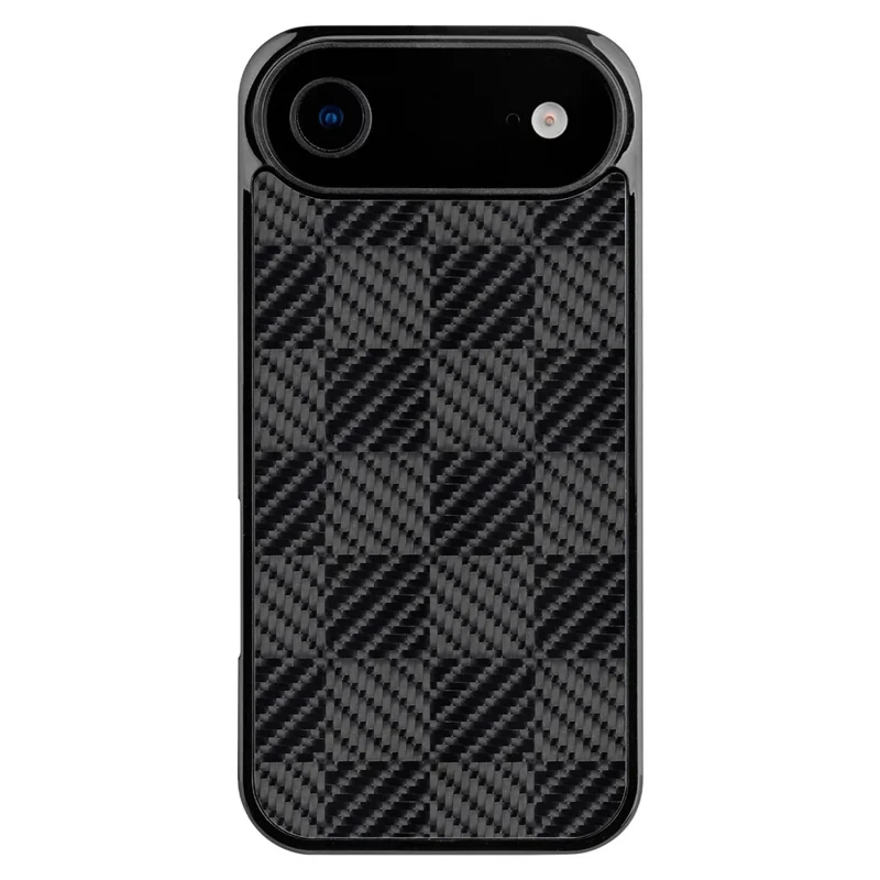 For iPhone Air Case Aramid Fiber TPU Shockproof Phone Cover - Square Texture