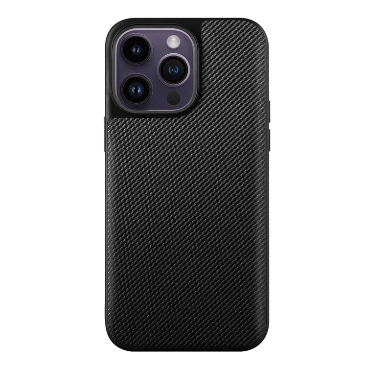 Serie VILI TC Para Iphone 14 Pro Max Case de Teléfono TPU Con Recubrimiento Con Cuero Texturizado Teléfono Móvil Anti-scratch