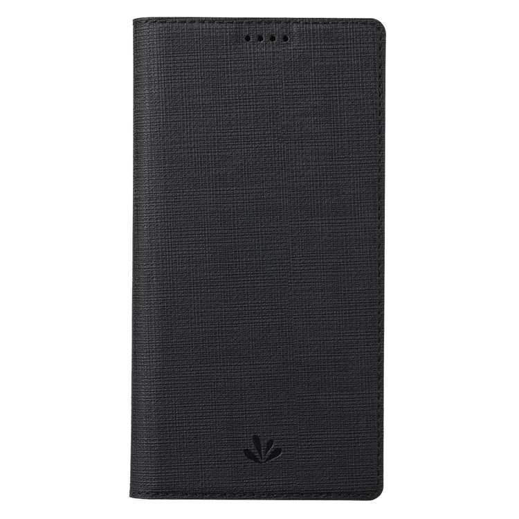 VILI DMX Series Shockproof Phone Cover for Xiaomi 12T Pro 5G, PU Leather Auto Closing Magnetic Phone Case Card Holder Stand - Black
