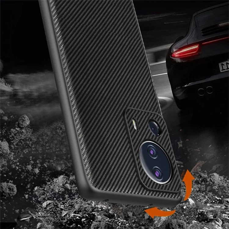 VILI TC Series per Xiaomi 13 Lite / Civi 2 5G Custodia protettiva per smartphone in pelle texturizzata rivestita in TPU antiurto
