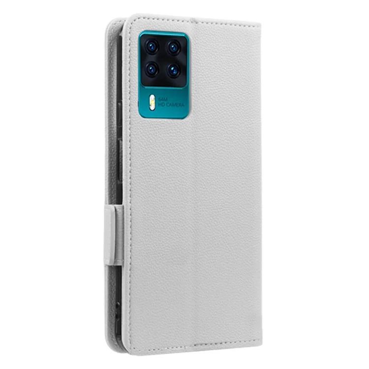 Litchi Textur Telefonhülle Für Cubot X50, Stand Wallet Allgemeines Schutz PU Leder Magnetic Clasp Protective Cover - Schwarz