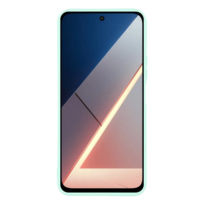 Obudowa na Xiaomi Poco M7 4G (169 mm), precyzyjne wycięcia, proste krawędzie, TPU, antyuderzeniowa obudowa na telefon - jasnoniebieska