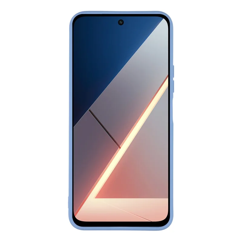 For Xiaomi Poco M7 4G (169mm) Case Precise Cutouts Straight Edge TPU Shockproof Phone Cover - Lavender Grey