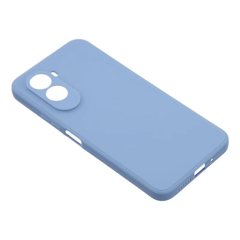 For Xiaomi Poco M7 4G (169mm) Case Precise Cutouts Straight Edge TPU Shockproof Phone Cover - Lavender Grey