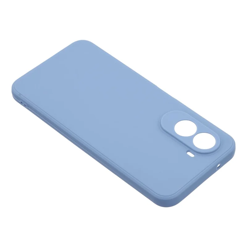 For Xiaomi Poco M7 4G (169mm) Case Precise Cutouts Straight Edge TPU Shockproof Phone Cover - Lavender Grey