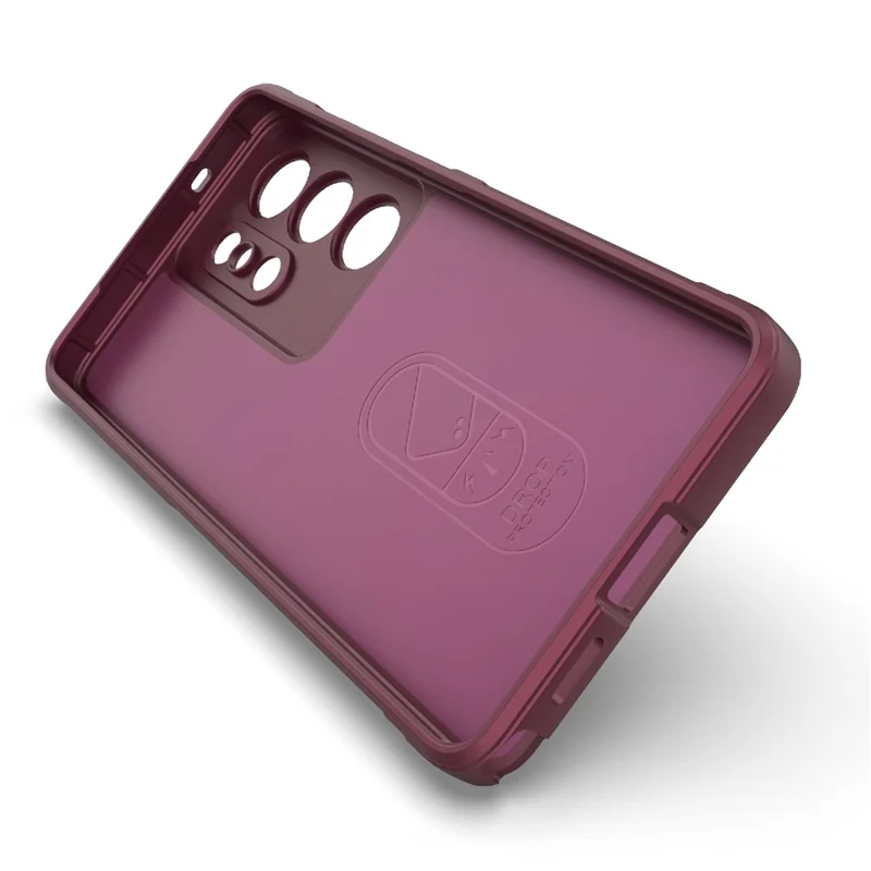 For Samsung Galaxy S26 Ultra Case Anti-Drop Soft TPU Rugged Phone Back Cover - Wine Red