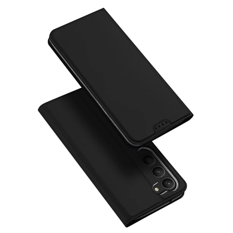 Чехол DUX DUCIS Skin Pro Series для Samsung Galaxy S23, кожаный чехол с отделением для карточек, противоударный, подставка для просмотра - черный