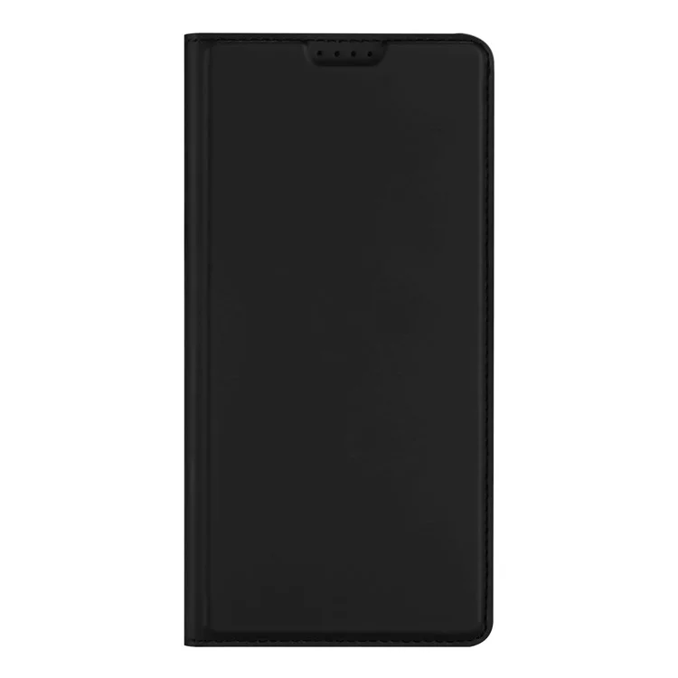 DUX DUCIS Skin Pro Series for Samsung Galaxy S23 PU Leather Card Holder Case Anti-scratch Foldable Stand Phone Cover - Black