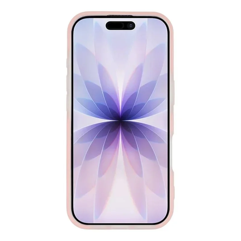 WANLONFENG ML Series For iPhone 17 Magnetic Case Matte PC TPU Phone Cover Large Cutouts with 2Pcs Screen Film - Pink