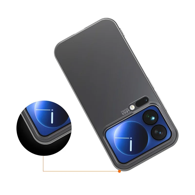 For Xiaomi 17 Pro Case Slim Fit Transparent Soft TPU Phone Cover