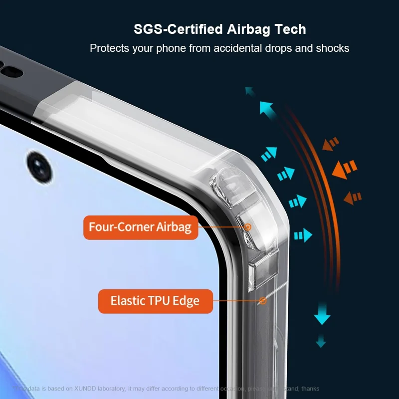 XUNDD For Infinix Smart 10 Plus Case Dropproof TPU + Acrylic Clear Back Phone Cover