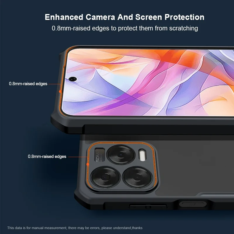 XUNDD For ZTE Blade V70 Design / nubia V70 Design Case Dropproof TPU + Acrylic Clear Back Phone Cover