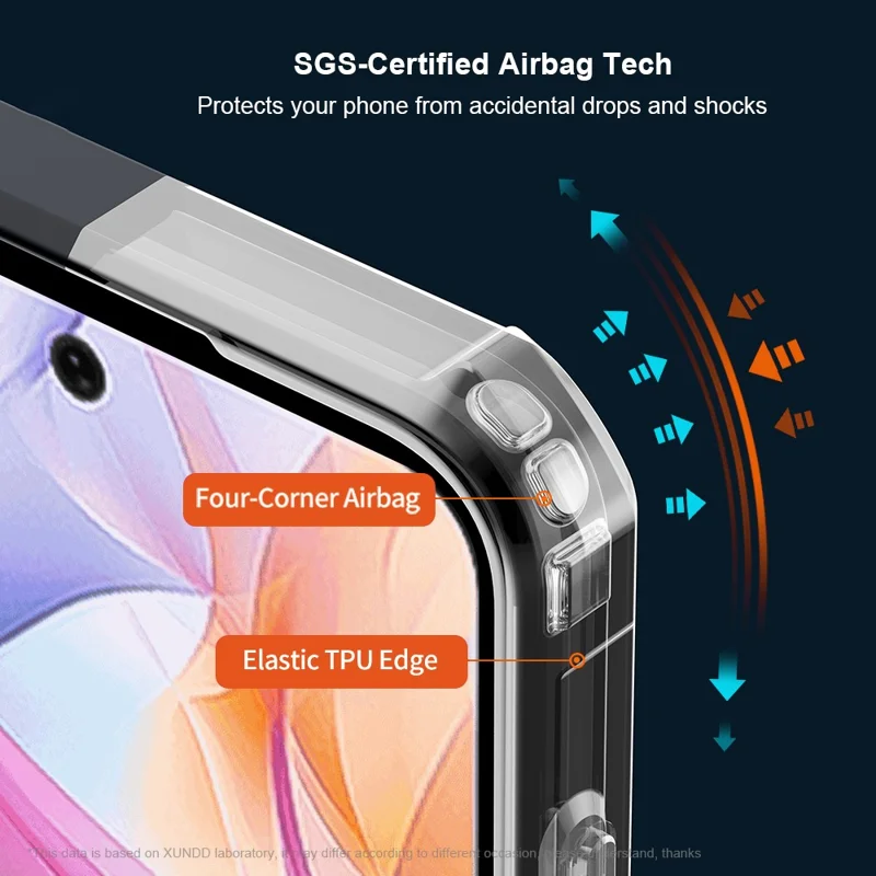 XUNDD For ZTE Blade V70 Design / nubia V70 Design Case Dropproof TPU + Acrylic Clear Back Phone Cover