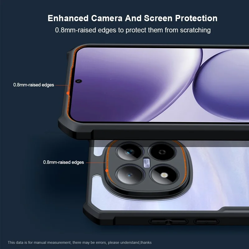 XUNDD For Xiaomi Redmi Note 15 Pro 5G (Global) Case Dropproof TPU + Acrylic Clear Back Phone Cover