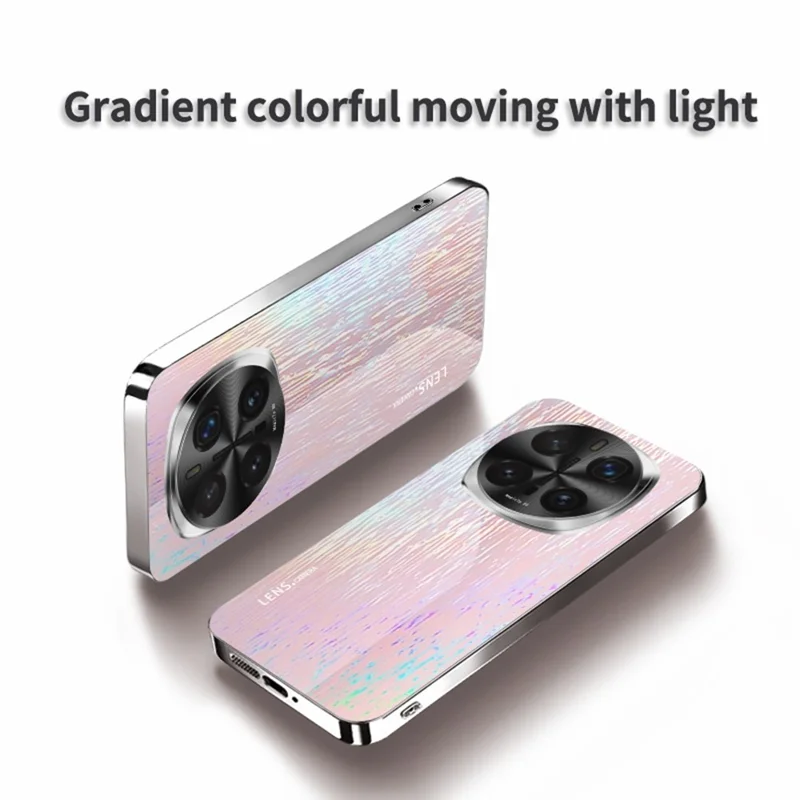 For Honor Magic7 Pro 5G Colorful Phone Case Ultra Slim Dropproof Hard PC Back Cover - White