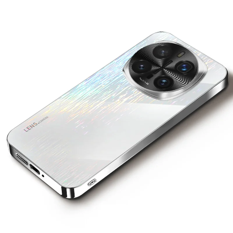 For Honor Magic7 Pro 5G Colorful Phone Case Ultra Slim Dropproof Hard PC Back Cover - White