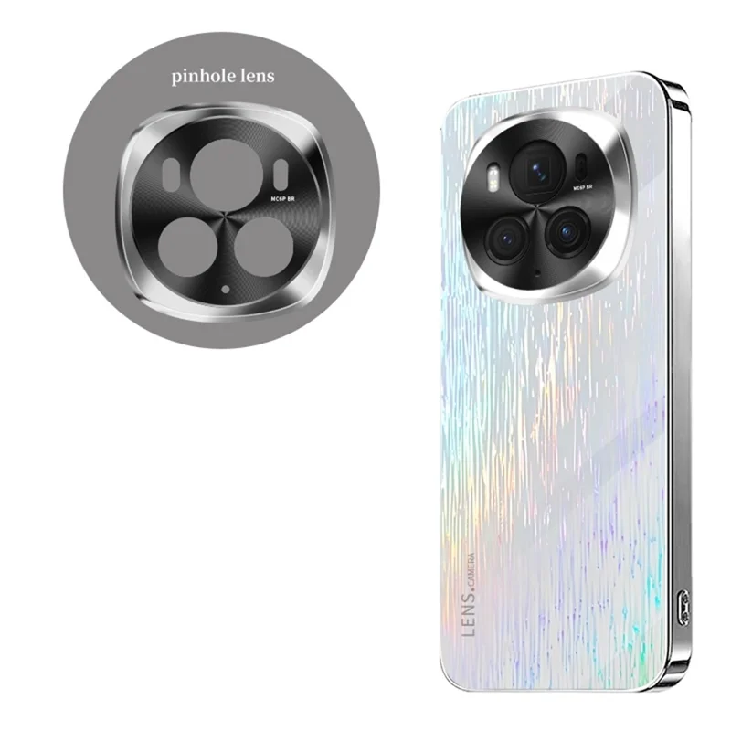 For Honor Magic6 Pro 5G Colorful Phone Case Ultra Slim Dropproof Hard PC Back Cover - White