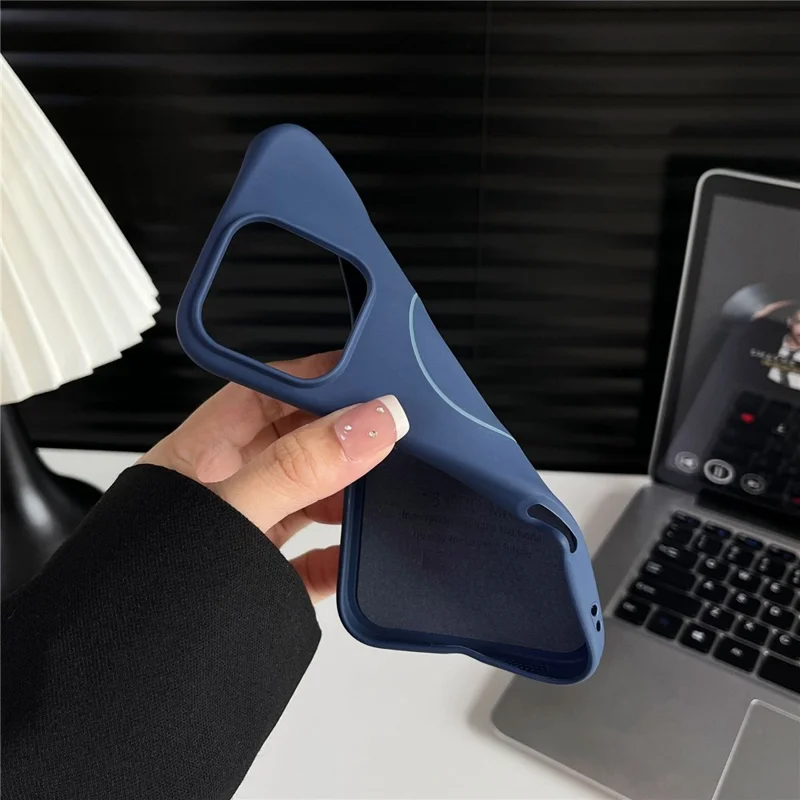 Bulk Buy For iPhone 14 Pro Max TPU Phone Case Compatible with MagSafe Matte Back Cover - Sapphire