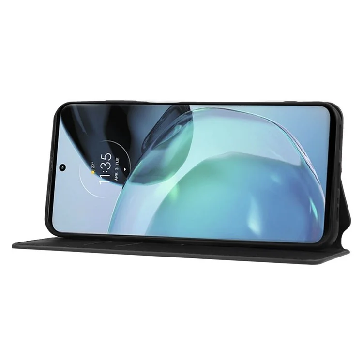 Для Motorola Moto G72 4G Rhombus Patter - Черный