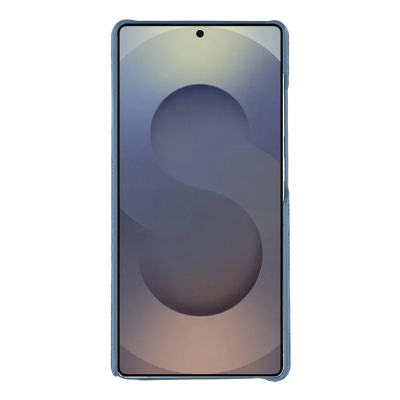 For Samsung Galaxy S25 Ultra Magnetic Case Denim Cloth Texture Leather + PC Shockproof Phone Cover - Dark Blue