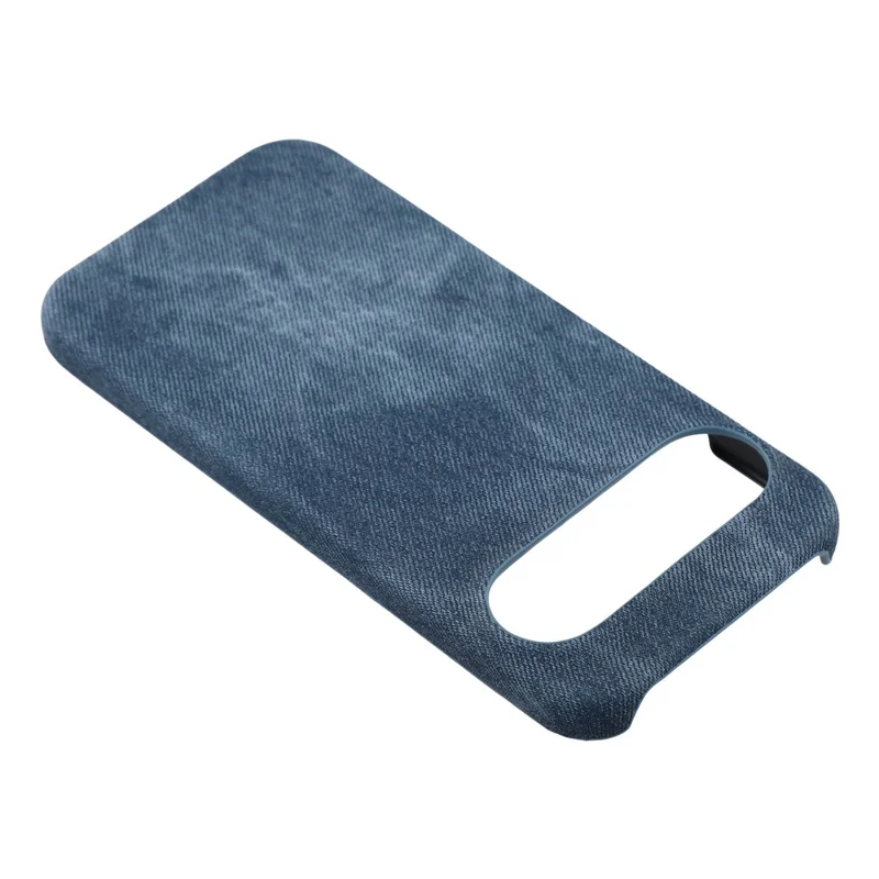 For Google Pixel 10 Pro XL Magnetic Case Denim Cloth Texture Leather + PC Shockproof Phone Cover - Dark Blue
