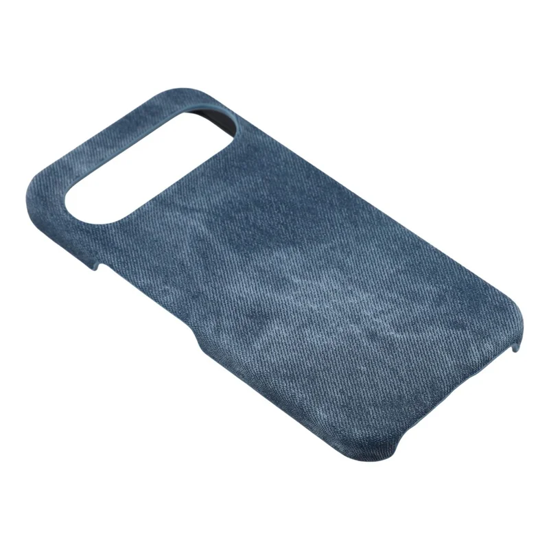 For Google Pixel 10 / 10 Pro Magnetic Case Denim Cloth Texture Leather + PC Shockproof Phone Cover - Dark Blue