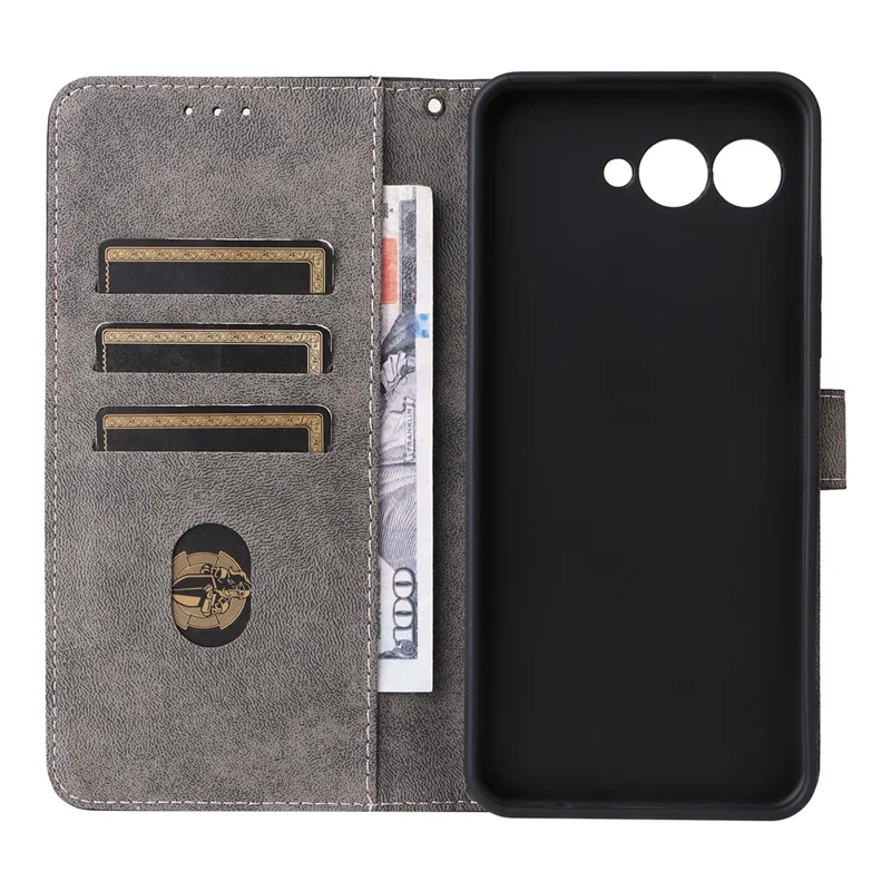 For T-Mobile REVVL 8  /  T Phone 3 Case Wallet RFID Blocking PU Leather Phone Cover Stand with Strap - Black