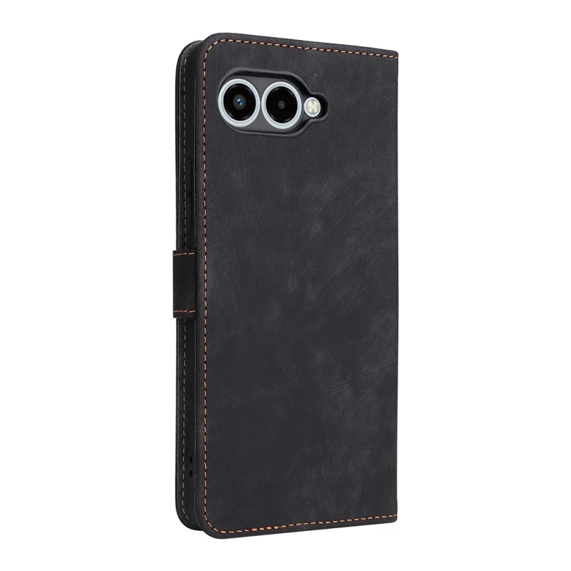 For T-Mobile REVVL 8  /  T Phone 3 Case Wallet RFID Blocking PU Leather Phone Cover Stand with Strap - Black