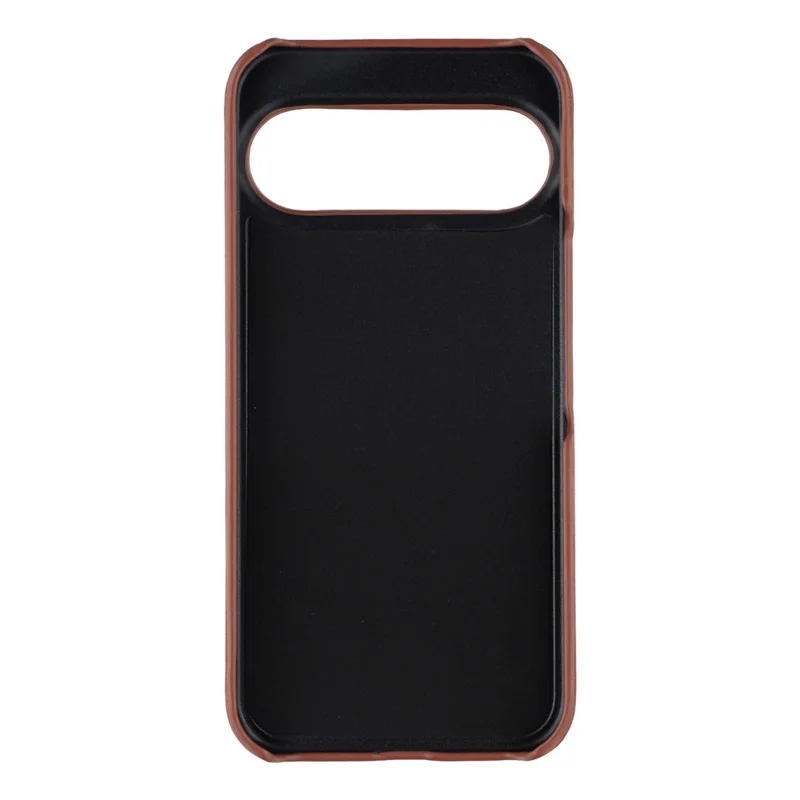 For Google Pixel 10 Pro XL Case Skin-Touch Leather + PC Phone Cover with Card Slot - Brown