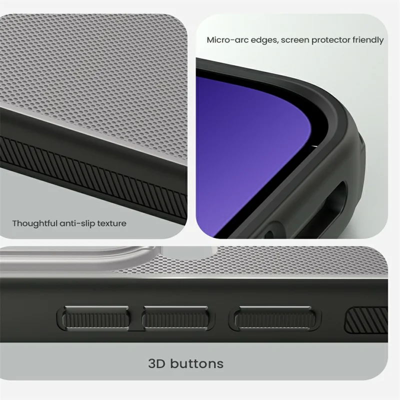 NILLKIN Super Frosted Shield Pro For Xiaomi 17 Pro Case Matte PC TPU Clear Black Phone Back Cover