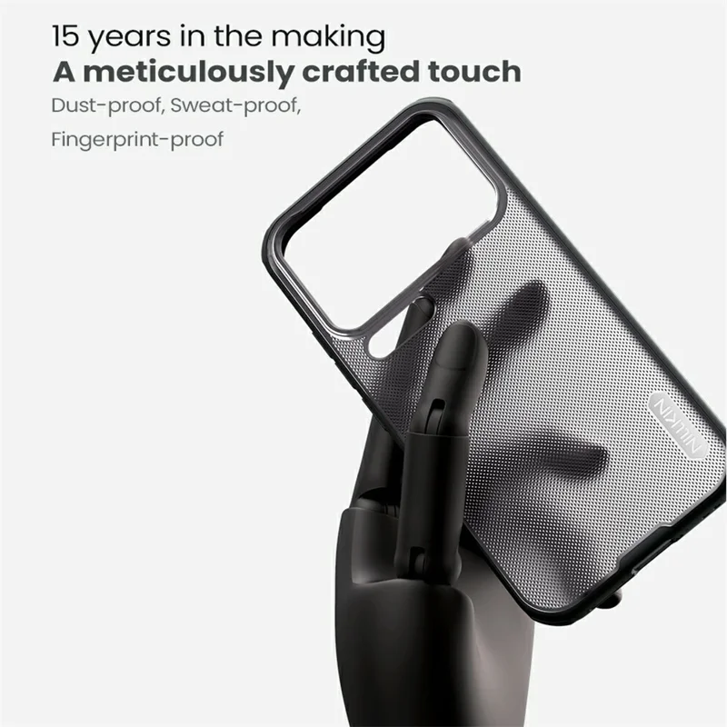 NILLKIN Super Frosted Shield Pro For Xiaomi 17 Pro Case Matte PC TPU Clear Black Phone Back Cover