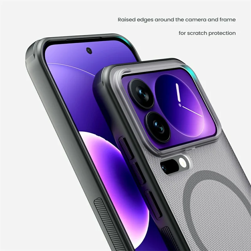 NILLKIN Super Frosted Shield Pro for Xiaomi 17 Pro Magnetic Case Matte PC TPU Clear Black Phone Back Cover