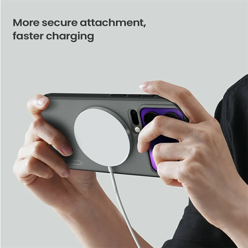 NILLKIN Super Frosted Shield Pro for Xiaomi 17 Pro Magnetic Case Matte PC TPU Clear Black Phone Back Cover