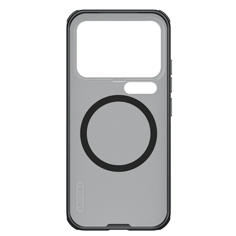 NILLKIN Super Frosted Shield Pro for Xiaomi 17 Pro Magnetic Case Matte PC TPU Clear Black Phone Back Cover