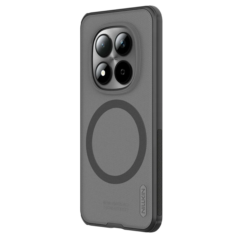 NILLKIN Super Frosted Shield Pro for Xiaomi Redmi Note 15 Pro 5G (Global) Magnetic Case Matte PC TPU Clear Black Phone Back Cover