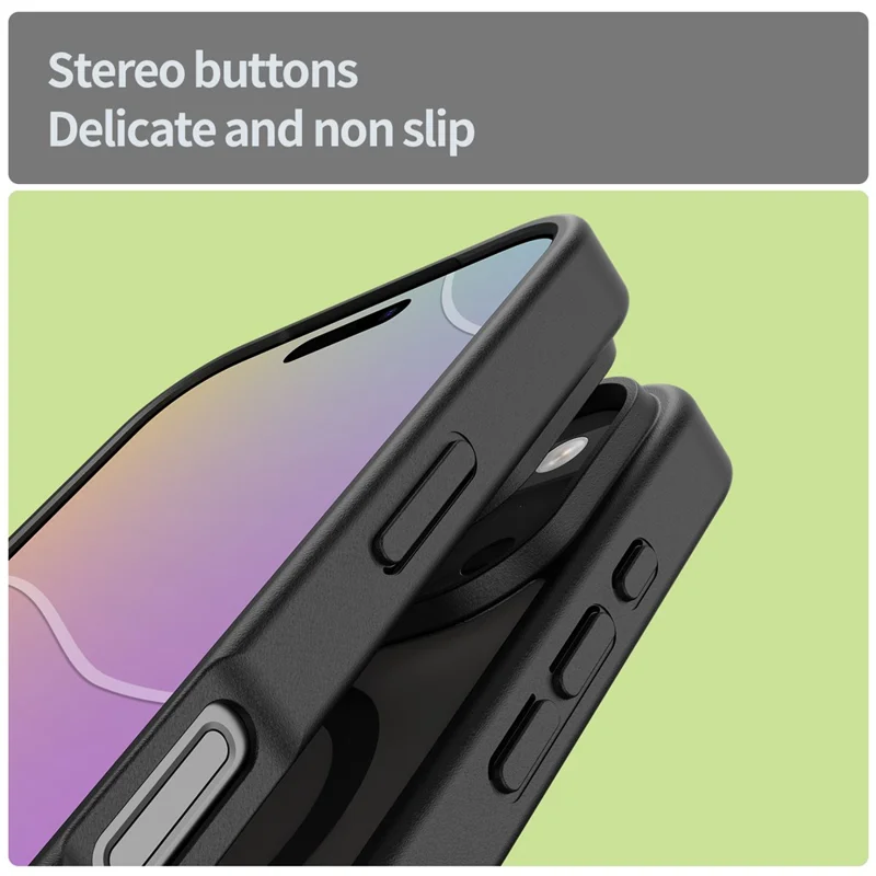 Bulk Purchasing For iPhone 17 Pro Case Compatible with MagSafe Skin Touch Matte TPU PC Phone Back Cover - Black