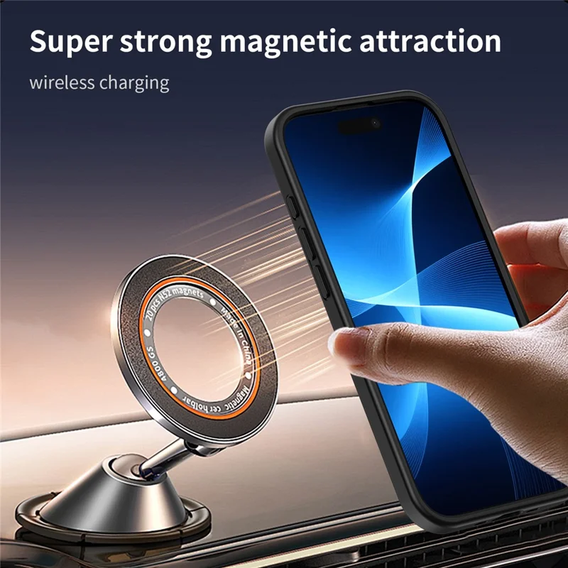 Bulk Purchasing For iPhone Air Case Compatible with MagSafe Skin Touch Matte TPU PC Phone Back Cover - Black