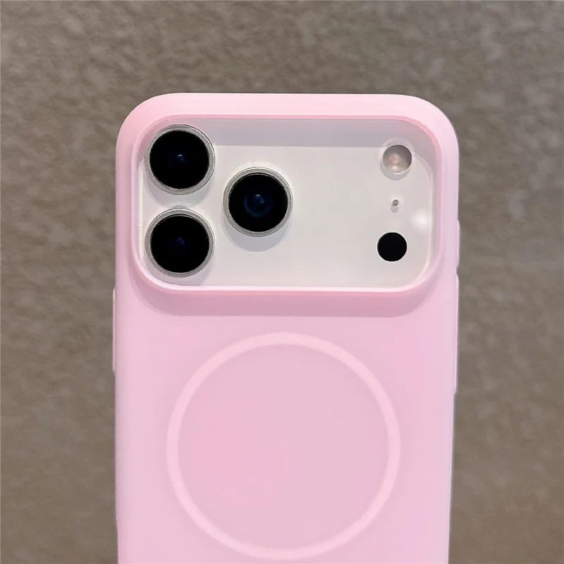 For iPhone 17 Pro Max Case Compatible with MagSafe Candy Color PC Phone Back Cover with Ring Strap - Blue