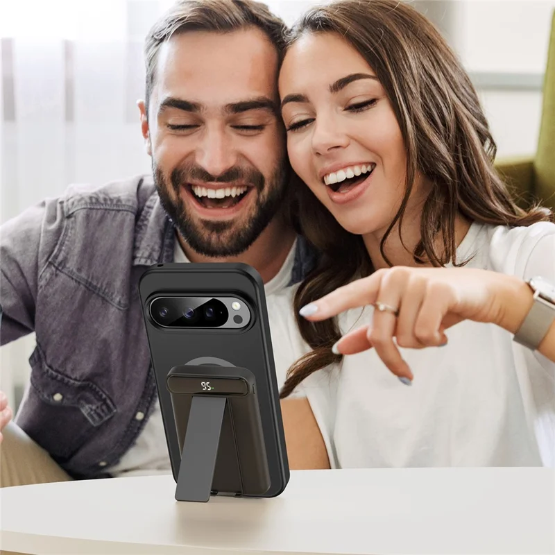 Bulk Purchasing For Google Pixel 9 Pro Magnetic Case Skin Touch Matte TPU PC Phone Back Cover - All Black