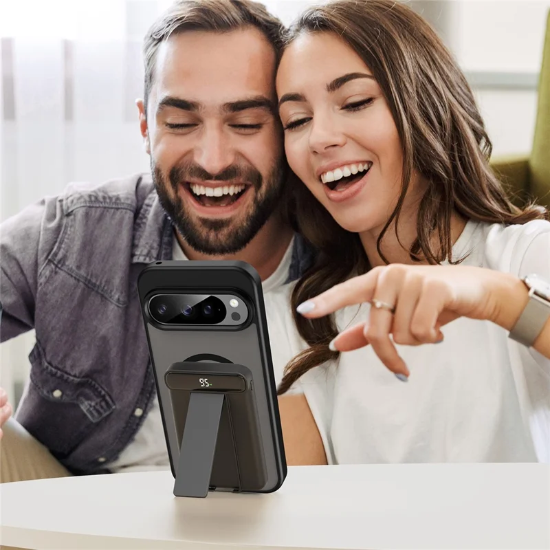 Bulk Purchasing For Google Pixel 9 Pro Magnetic Case Skin Touch Matte TPU PC Phone Back Cover - Black