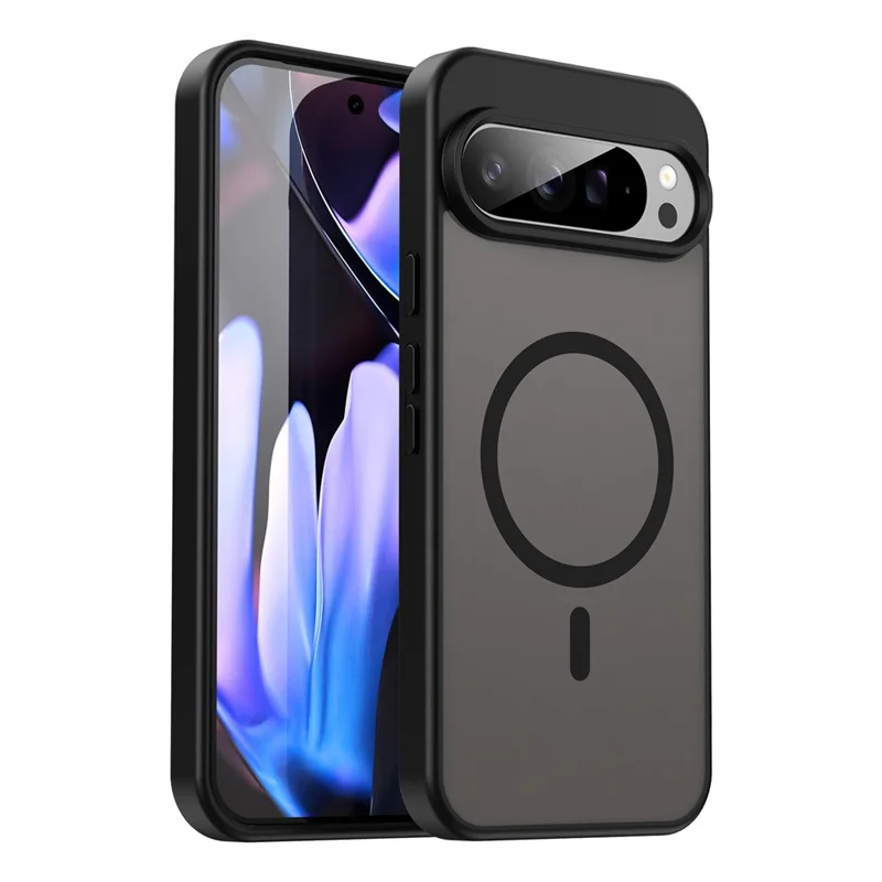 Bulk Purchasing For Google Pixel 9 Pro XL Magnetic Case Skin Touch Matte TPU PC Phone Back Cover - Black