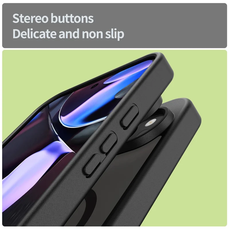 Bulk Purchasing For Google Pixel 9 Pro XL Magnetic Case Skin Touch Matte TPU PC Phone Back Cover - Black