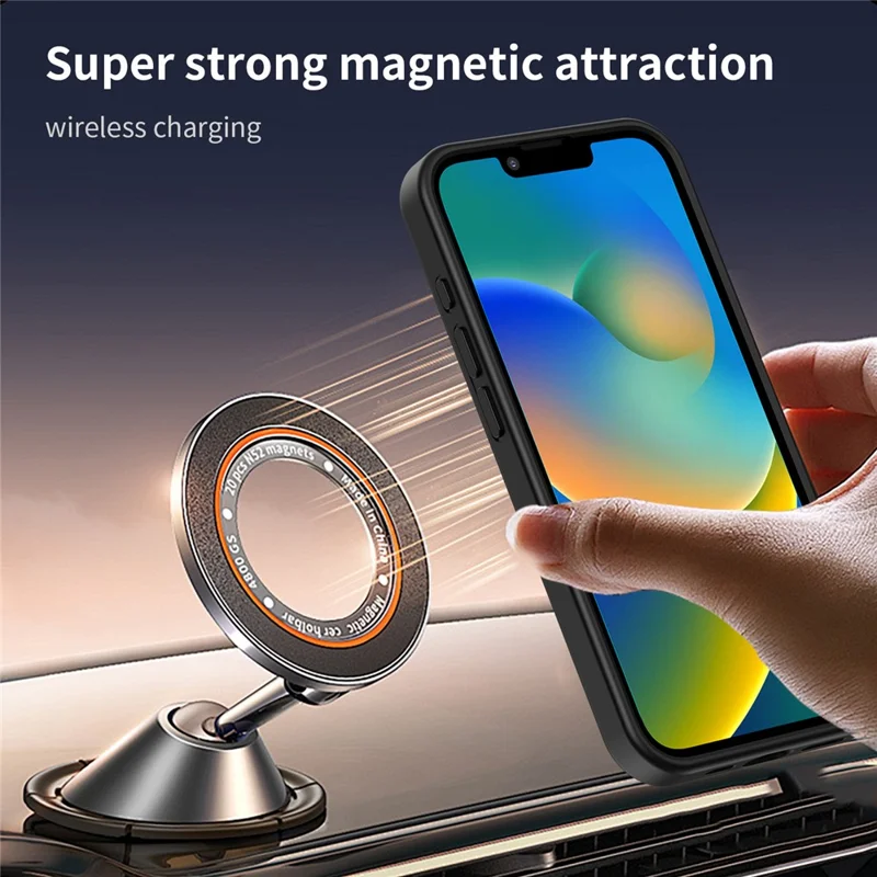 Bulk Purchasing For iPhone 16e Case Compatible with MagSafe Skin Touch Matte TPU PC Phone Back Cover - Black