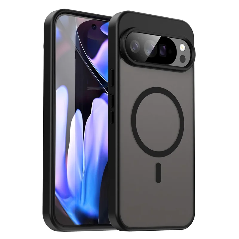 Bulk Purchasing For Google Pixel 10 Pro XL Magnetic Case Skin Touch Matte TPU PC Phone Back Cover - Black